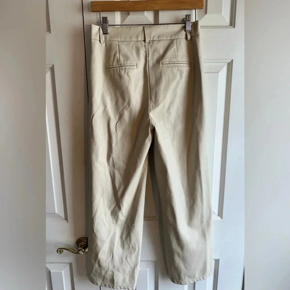 7 For all Mankind faux leather pants. Ivory Size M - Picture 3 of 11